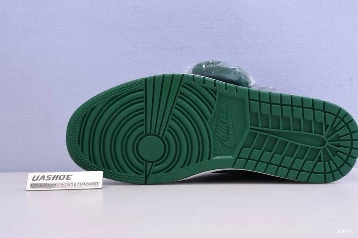 Cheap 555088-030 Jordan Pine 1  Black Retro High Green 0519